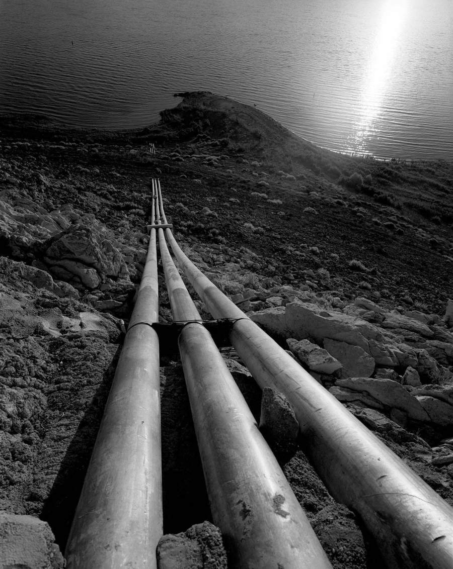 Des pipelines qui extraient l’eau du lac Mead (Nevada et Arizona). JOHN TROTTER